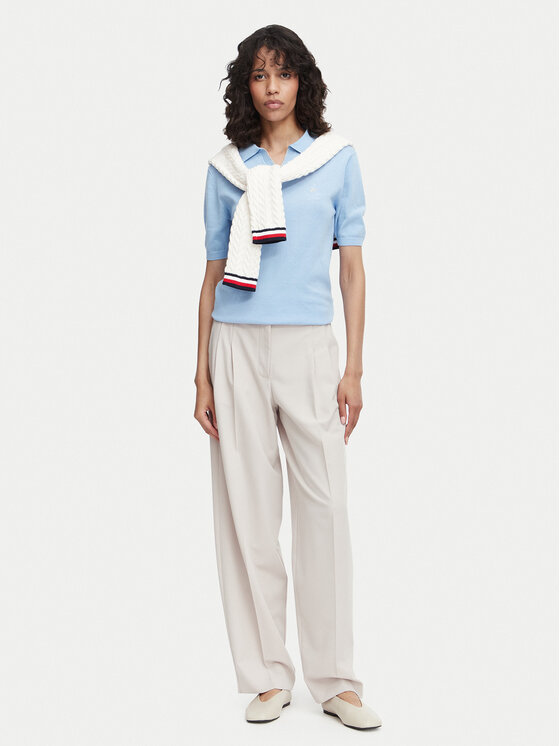 Beverly Hills Polo Club Beverly Hills Polo Club Поло P-SS26W-M550273 Світло-синій Regular Fit