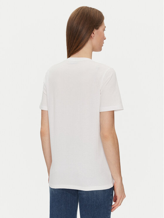 Elisabetta Franchi Elisabetta Franchi T-shirt MA-002-51E2-V200 Bianco Regular Fit