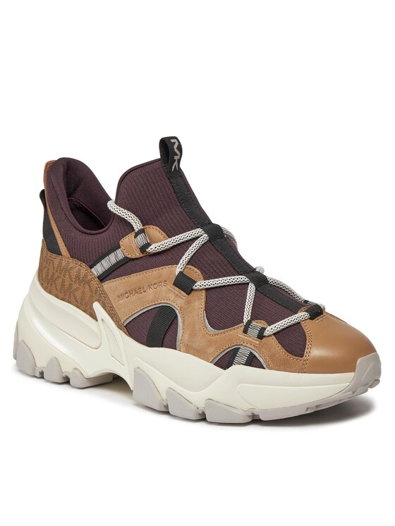 MICHAEL Michael Kors Superge MICHAEL Michael Kors Sahara Trainer 42H3SRFS1D Rjava