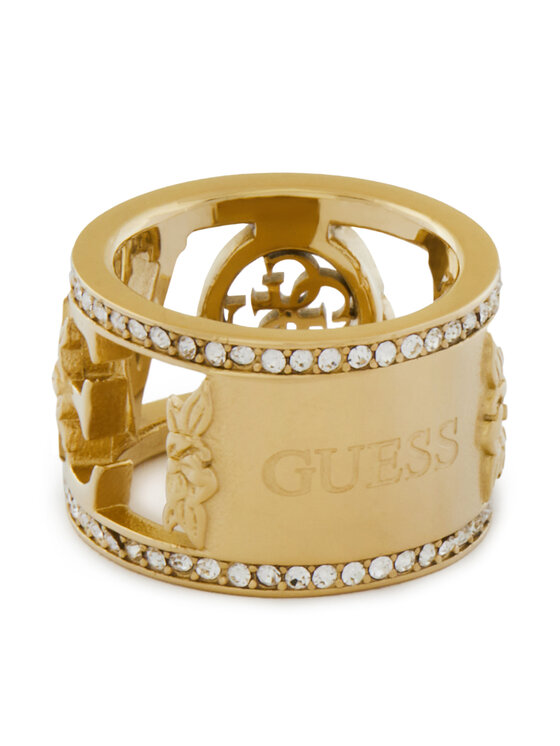Guess Prstýnek Guess JUBR05 037JW Zlatá