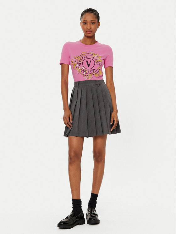 Versace Jeans Couture Versace Jeans Couture Футболка 78HAHC01 Рожевий Regular Fit