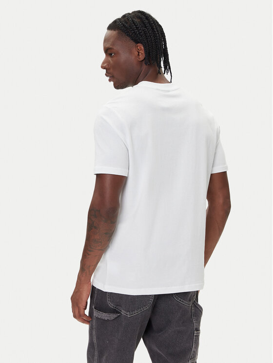 Napapijri Napapijri Camiseta S-Drapeau Ss NP0A891K Blanco Regular Fit