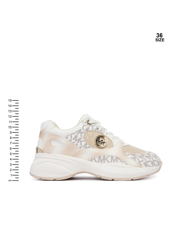 MICHAEL Michael Kors Снікерcи MICHAEL Michael Kors Zuma MK02656257 Кремовий