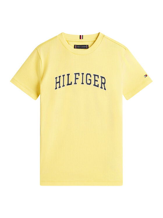 Tommy Hilfiger Tommy Hilfiger Camiseta KB0KB10420 Amarillo Regular Fit