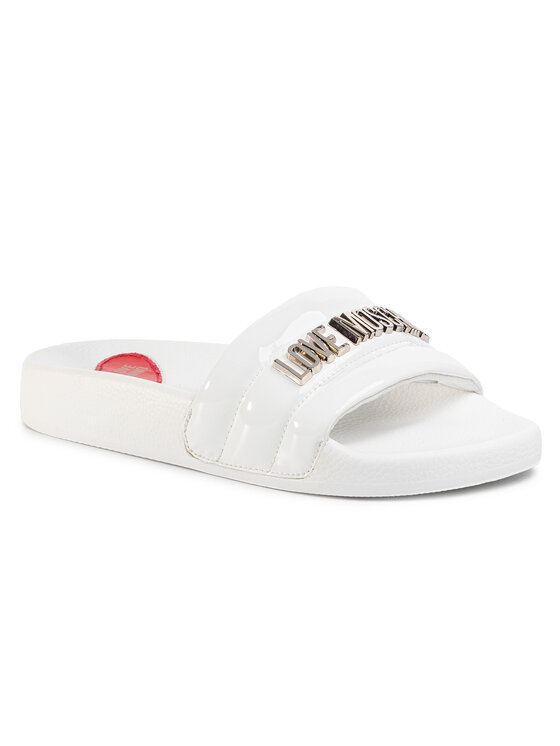 LOVE MOSCHINO Šlepetės LOVE MOSCHINO JA28022G1AID0100 Balta