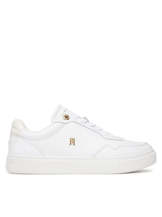 Tommy Hilfiger Sneakers Tommy Hilfiger Casual Cupsole Sneaker FW0FW09022 Alb