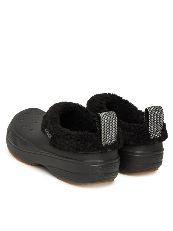 Crocs Шльопанці Crocs Classic Lined Shorty 211380 Чорний