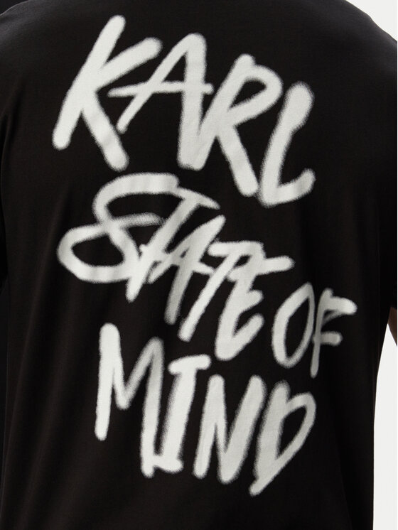 Karl Lagerfeld Jeans Karl Lagerfeld Jeans Camiseta B3M17005 Negro Regular Fit