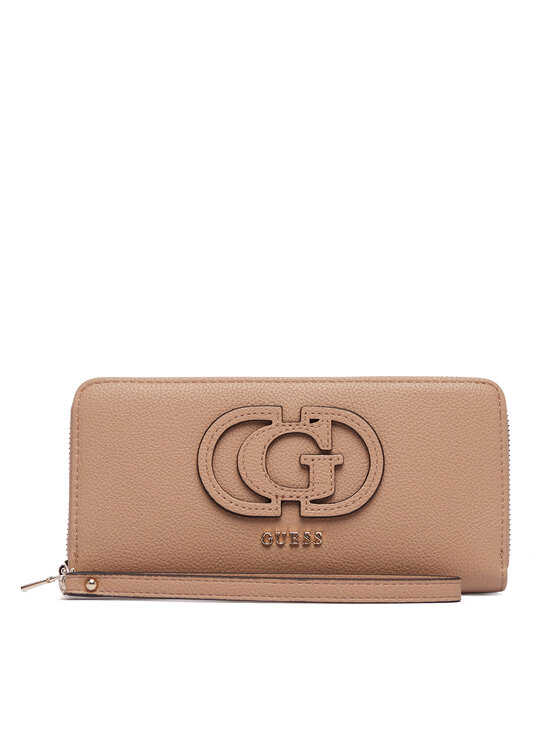 Guess Πορτοφόλι Guess Isola Slg SWBG99 05146 Σκούρο μπεζ