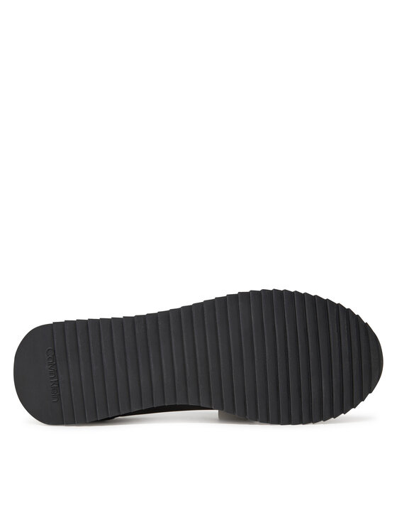 Calvin Klein Jeans Snīkeri Calvin Klein Jeans Retro Runner Lace Up Ny-Su YM0YM01325 Melns