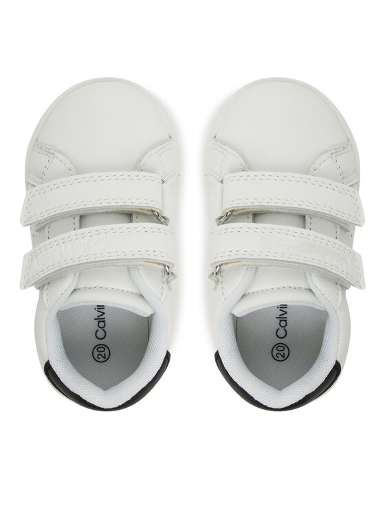 Calvin Klein Jeans Сникърси Calvin Klein Jeans Low Cut Velcro Sneaker V1X9-82074-1355 M Бял