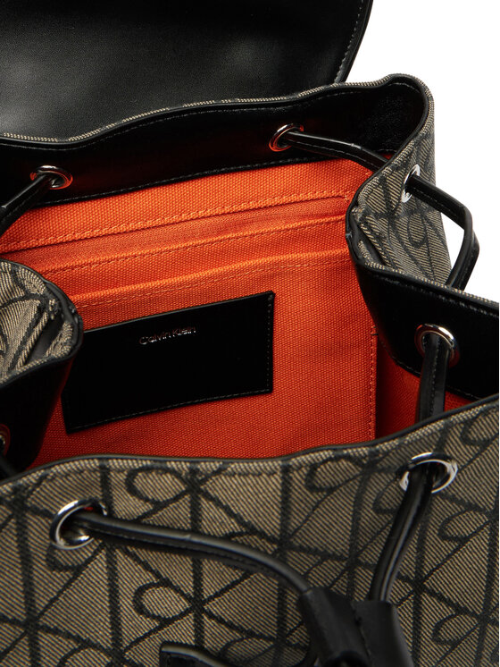 Calvin Klein Zaino Calvin Klein Emblem Aop Jacquard Backpack LV04F3536G Marrone