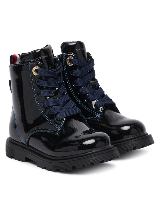 Tommy Hilfiger Ghete Tommy Hilfiger T1A5-35153-1237 M Bleumarin