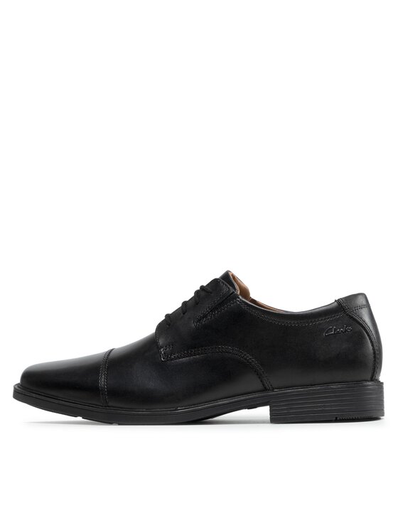 Clarks Туфлі Clarks Tilden Cap 261103097 Чорний