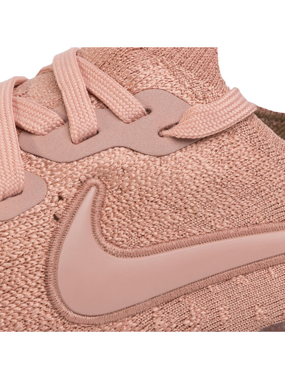nike epic react flyknit 2 rose gold & barely rose