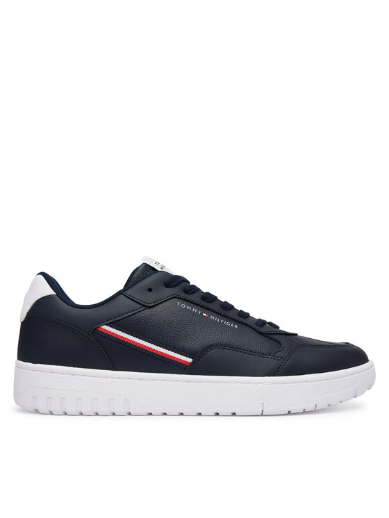 Tommy Hilfiger Sneakers Tommy Hilfiger Th Basket Corporate Stripes FM0FM06091 Blu scuro