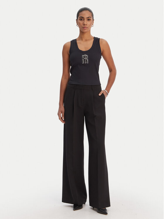 Fracomina Fracomina Top FP26ST2003J42701 Negro Slim Fit