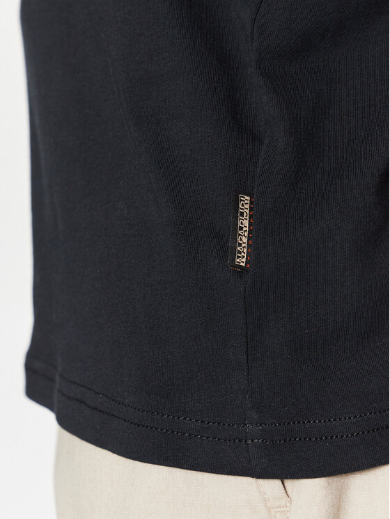 Napapijri Napapijri Camiseta Salis NP0A4H8D Negro Regular Fit