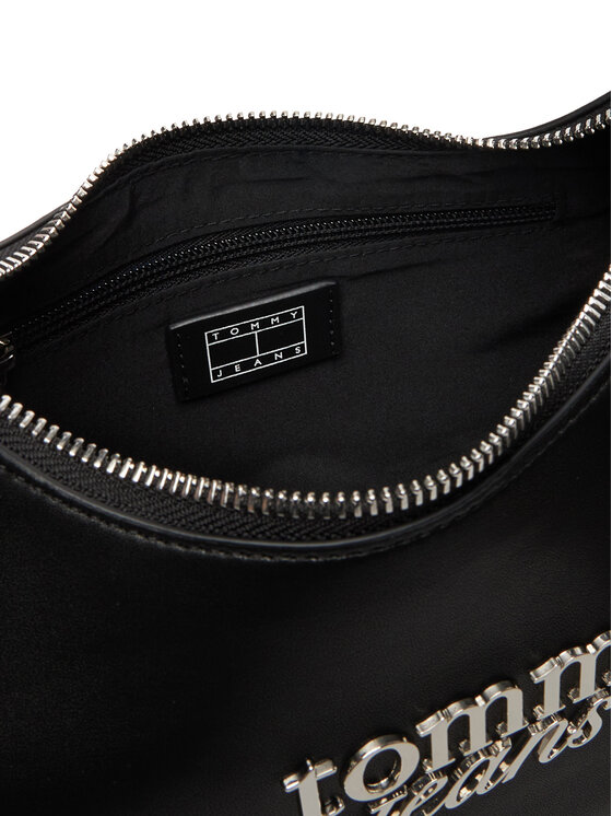 Tommy Jeans Ročna torba Tommy Jeans Tjw Bold Script Shoulder Bag AW0AW17895 Črna