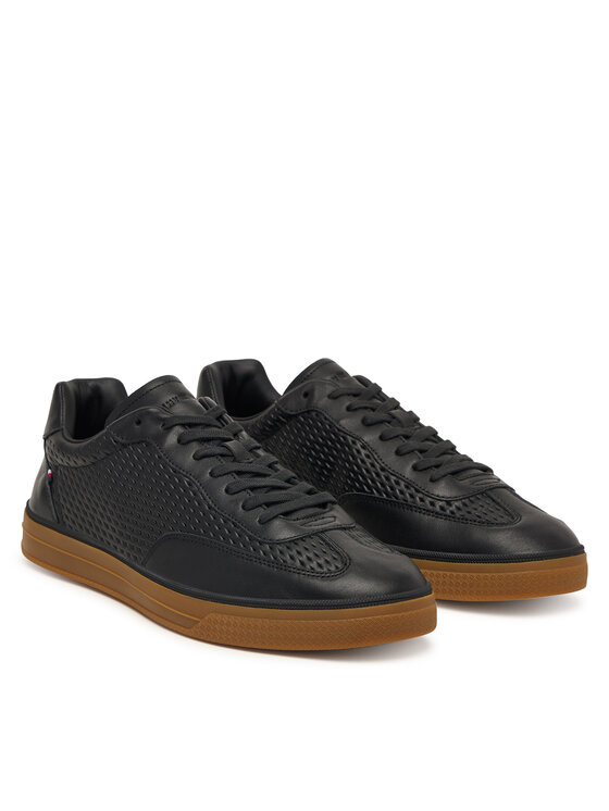 Tommy Hilfiger Sneakersy Tommy Hilfiger Lo Lux Cut Out FM0FM05926 Černá