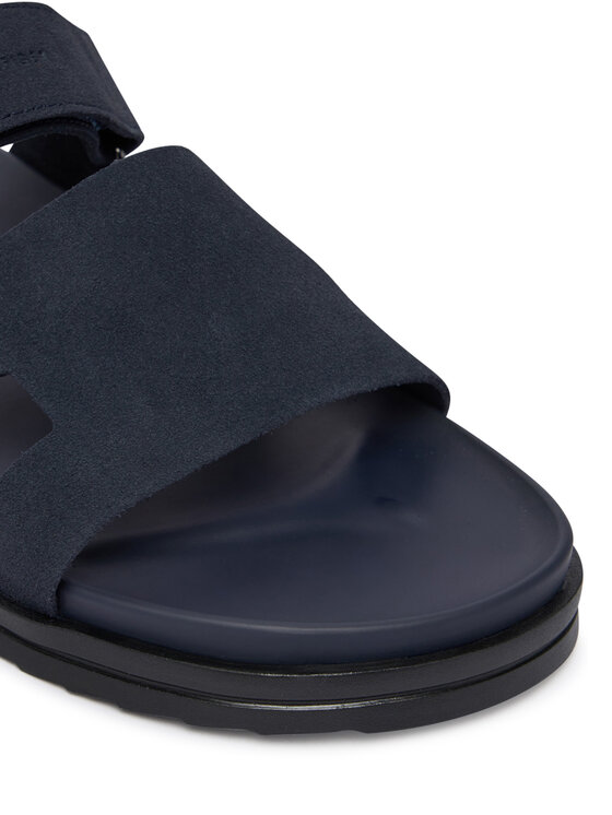 Tommy Hilfiger Šlepetės Tommy Hilfiger Adjustable Premium Suede FM0FM05774 Tamsiai mėlyna