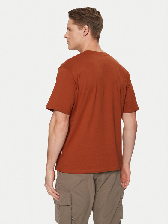 Jack & Jones Jack & Jones Póló Boston 12273400 Barna Relaxed Fit