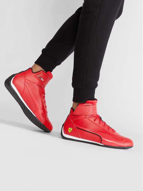 Puma Motocyklové boty Puma Ferrari Neo Cat Mid 307195 02 Červená