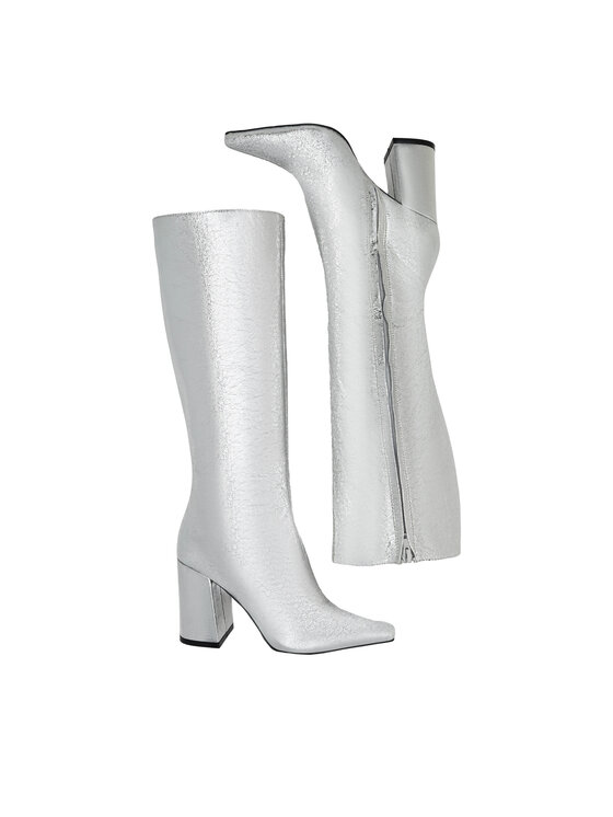 Nine West Чоботи Nine West SAMAA SJ1453-2 Срібний