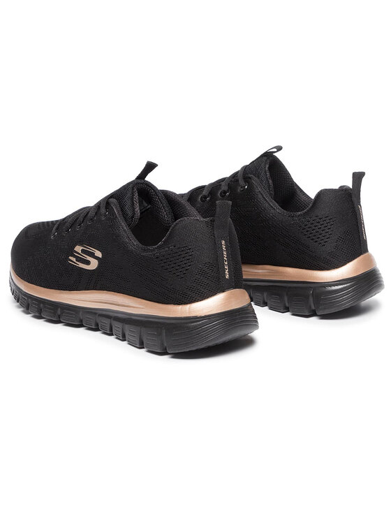 Skechers Снікерcи Skechers Get Connected 12615/BKRG Чорний