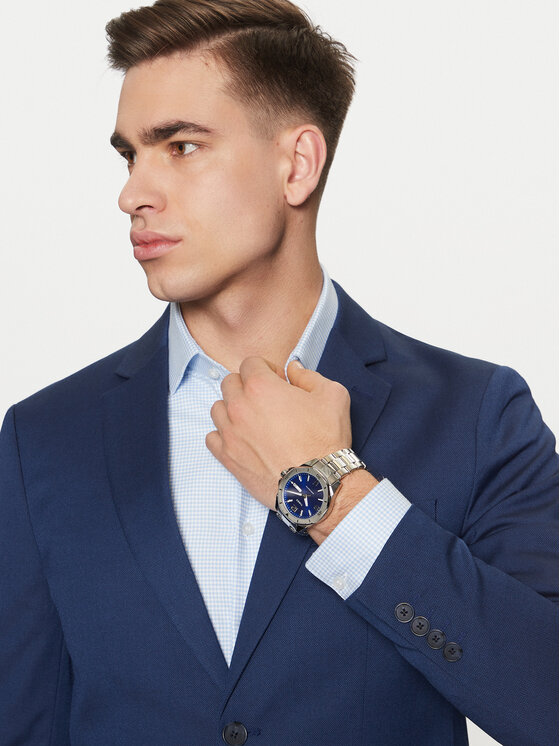 Timex Ρολόι Timex Essex TW2W79500 Ασημί