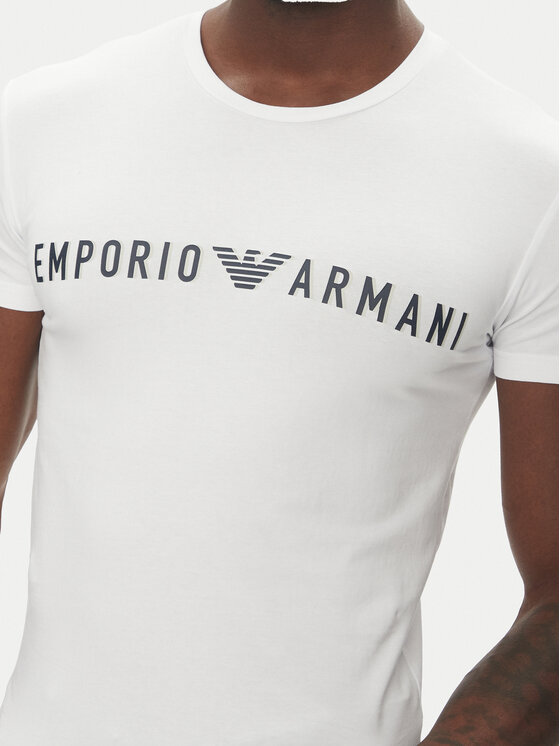 Emporio Armani Underwear Emporio Armani Underwear Marškinėliai EM000375 AF10772 U0002 Balta Slim Fit