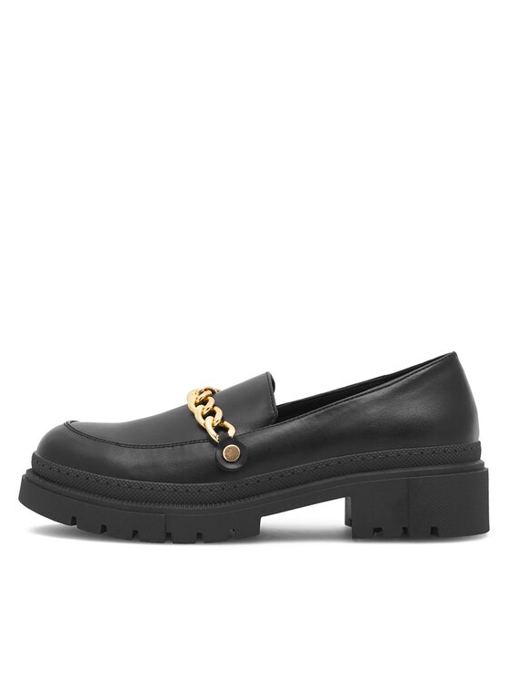 DeeZee Loafersy DeeZee BE ON TIME HL995-1 Czarny