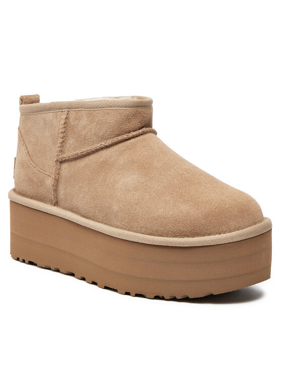 Ugg Снігоходи Ugg Classic Ultra Mini Platform 1135092 Бежевий