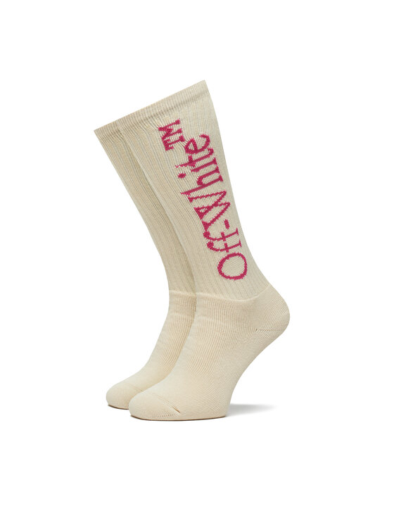 Off-White Calzini lunghi Off-White OWRA003S23KNI0010432 Écru