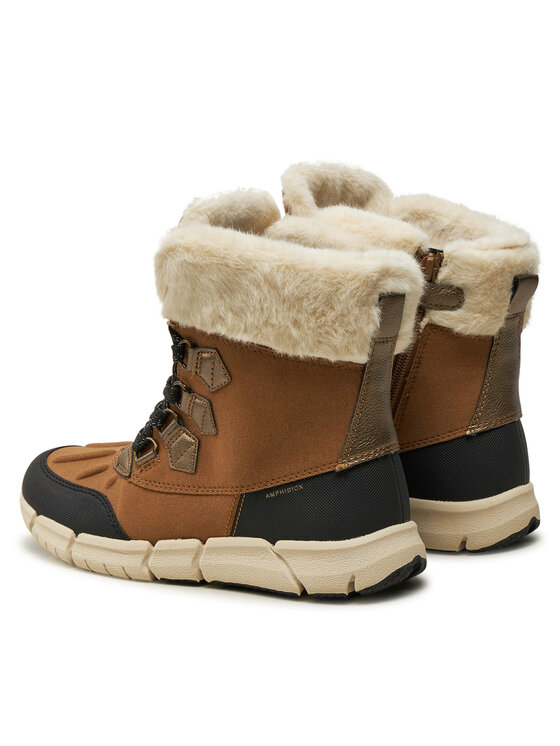 Geox Sniego batai Geox J Flexyper Girl B Ab J46APA 0AU50 C6175 S Ruda