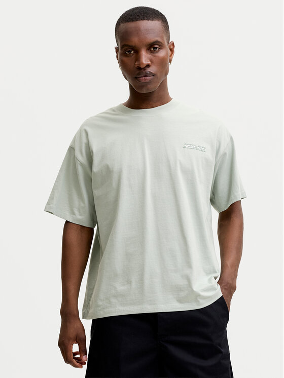 Jack & Jones Jack & Jones T-shirt Eterna 12295544 Verde chiaro Loose Fit