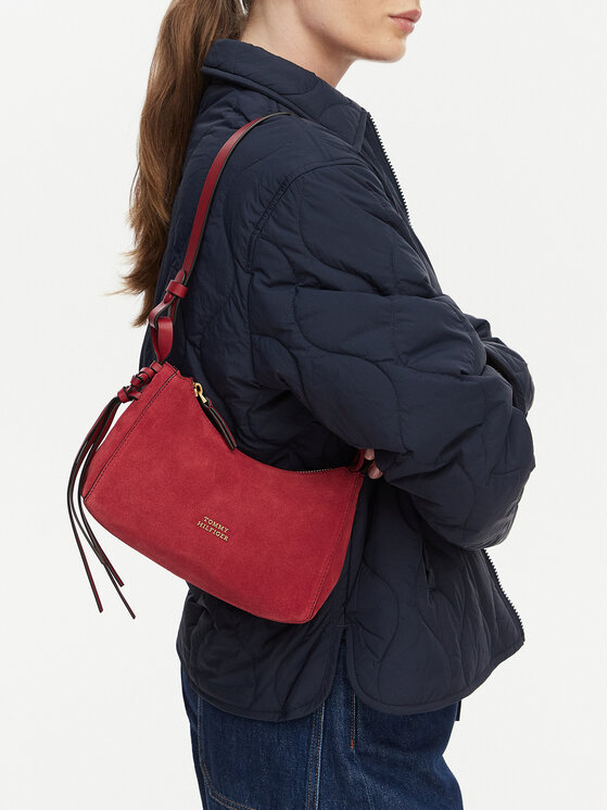 Tommy Hilfiger Bolso Tommy Hilfiger Th Statement Mini Should Bag Sue AW0AW18823 Rojo