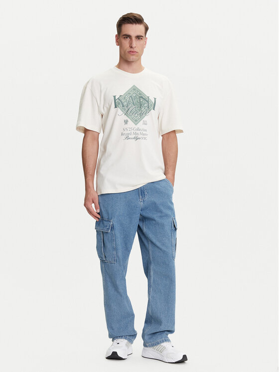 Karl Kani Karl Kani T-shirt PD00005356 Bianco Relaxed Fit