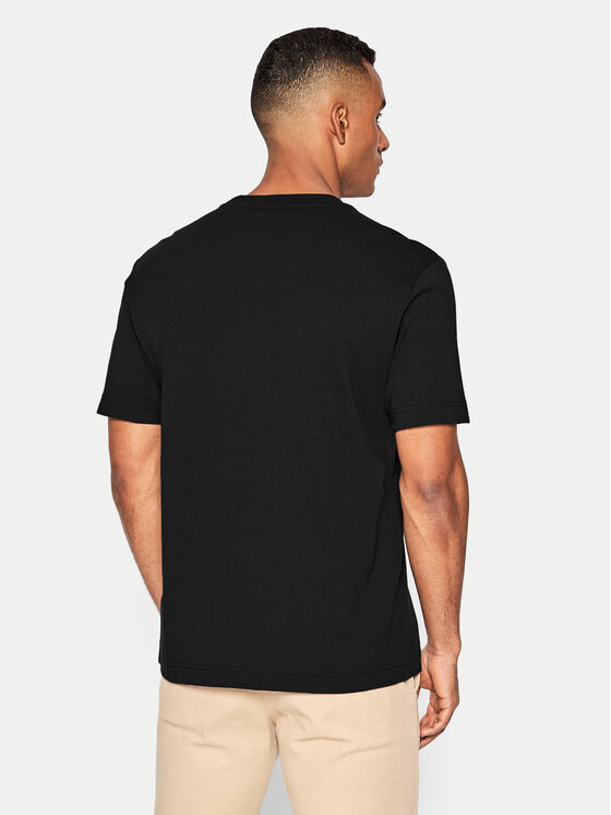 Calvin Klein Calvin Klein Marškinėliai Micro Logo Interlock K10K109894 Juoda Regular Fit