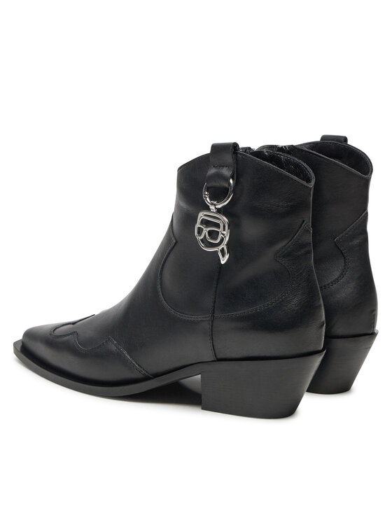 KARL LAGERFELD Členková obuv KARL LAGERFELD Kansas KL33265 Čierna