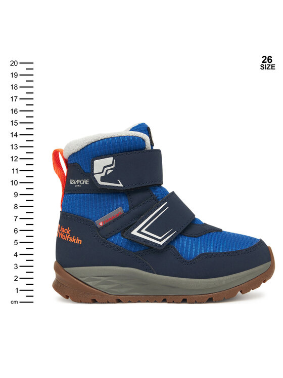 Jack Wolfskin Sniega zābaki Jack Wolfskin Polar Bear-b Texapore Mid Vc K A62144 Zils