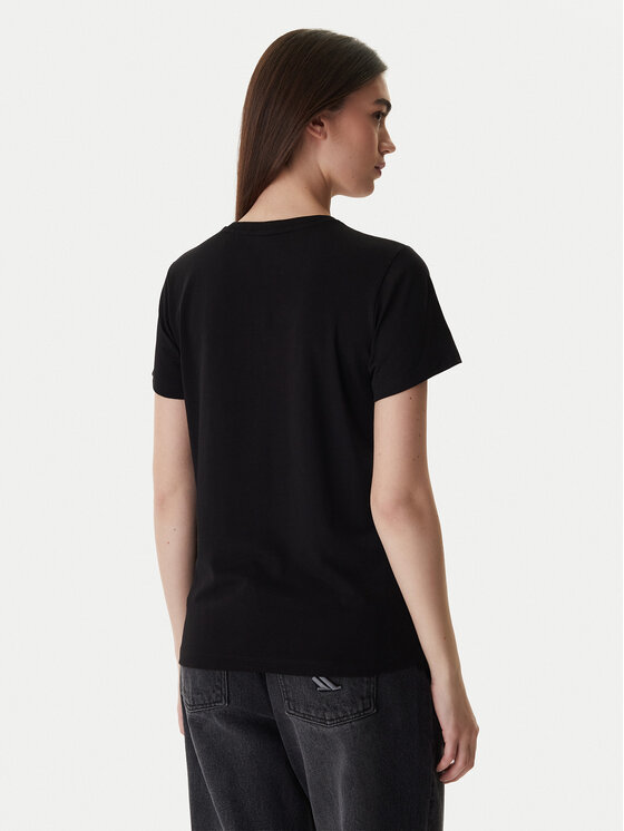 Guess Jeans Guess Jeans Camiseta W4YI10 J1314 Negro Regular Fit