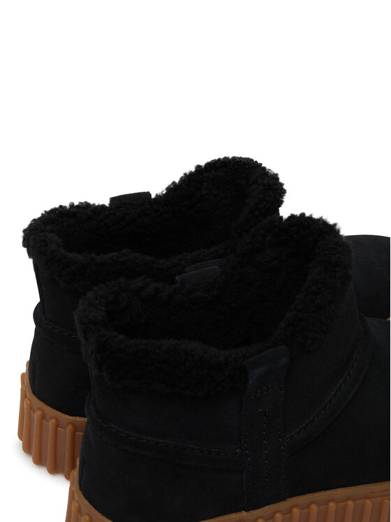 Clarks Polokozačky Clarks Torhill Warm 26320239 Černá