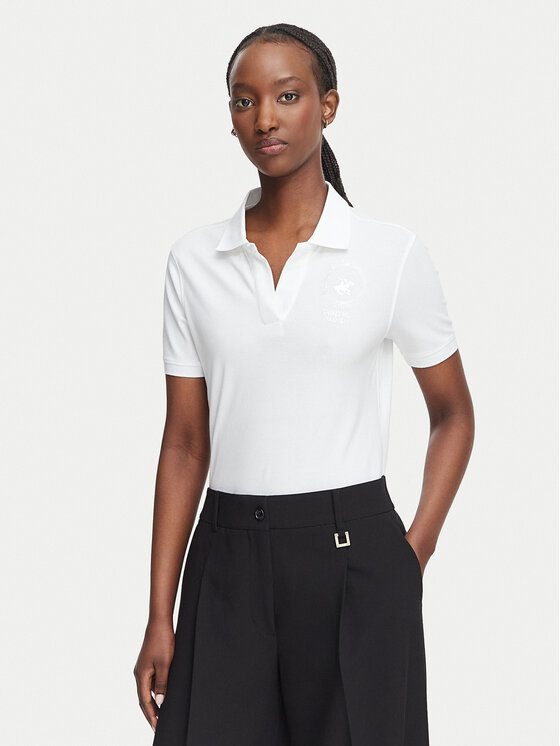 Beverly Hills Polo Club Beverly Hills Polo Club Polo L2604-HR Blanco Regular Fit