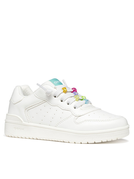 Geox Laisvalaikio batai Geox J Washiba Girl J45HXD 000BC C0653 D Balta