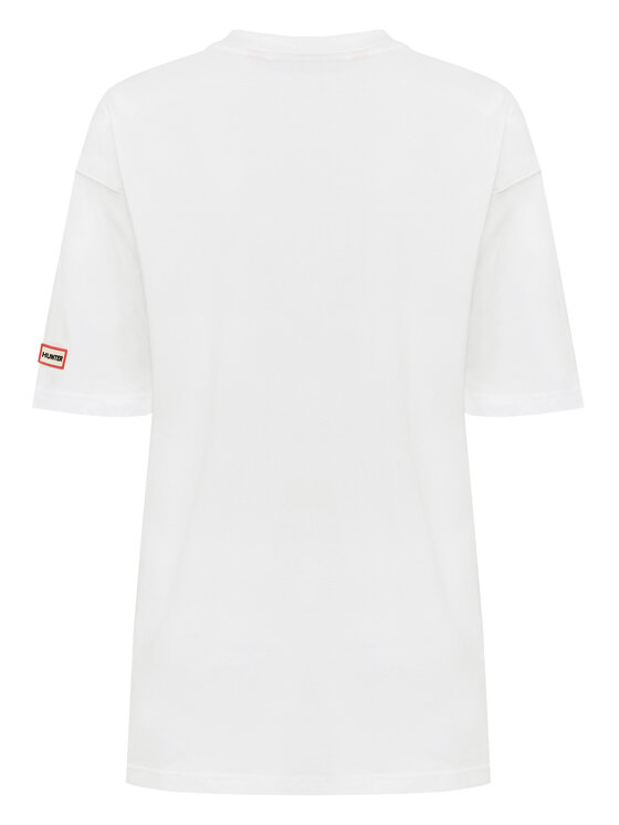 Hunter Hunter Футболка Abele UNISEX HARU0007251 Білий Regular Fit