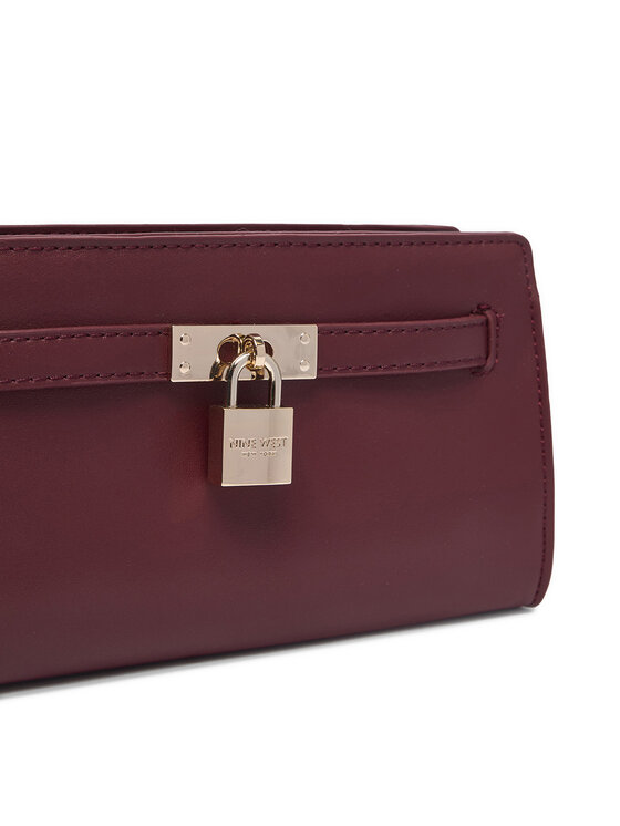 Nine West Ročna torba Nine West CEO-GOLDEN MUSE-LA374-6033 Bordo rdeča