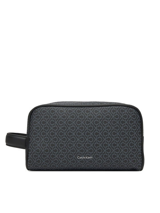 Calvin Klein Kosmetyczka Calvin Klein Ck Must Mono Washbag/Dopp Kit LV04D1041G Czarny