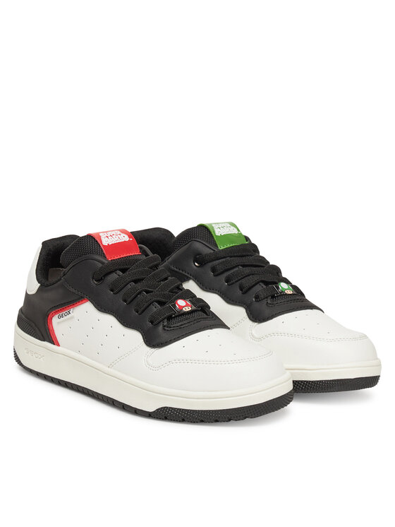 Geox Sneakersy Geox J Washiba J55LQC 5450 C0404 D Biela