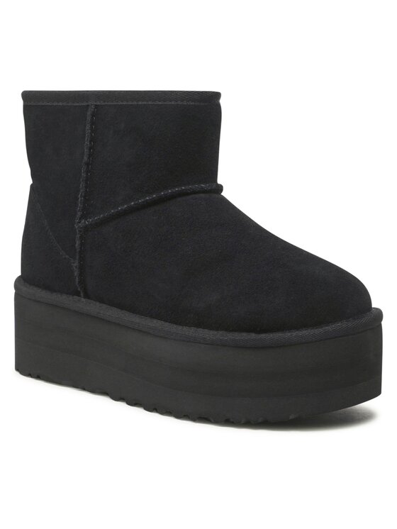Ugg Sniega zābaki Ugg W Classic Mini Platform 1134991 Melns